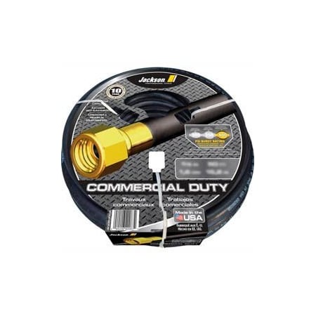 True Temper 5/8 in ID x 100 ft L Garden Hose, Rubber Tube 4008500A